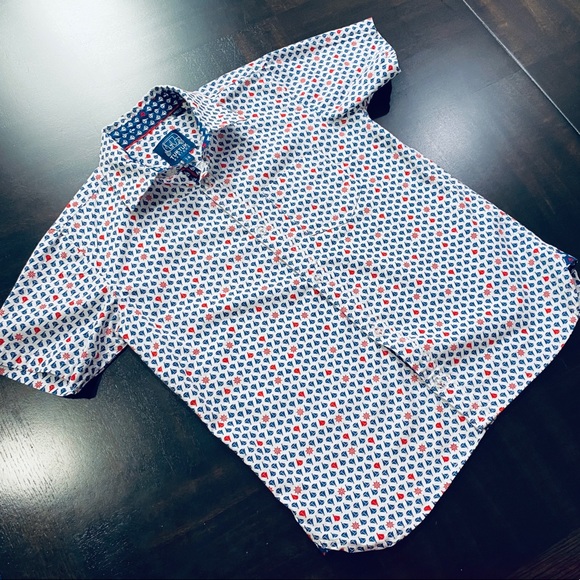 TUKTUK Designs SAILBOATS RED - BOYS SHORT SLEEVE - Picture 5 of 11